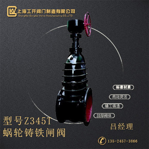 Z345T蝸輪鑄鐵閘閥